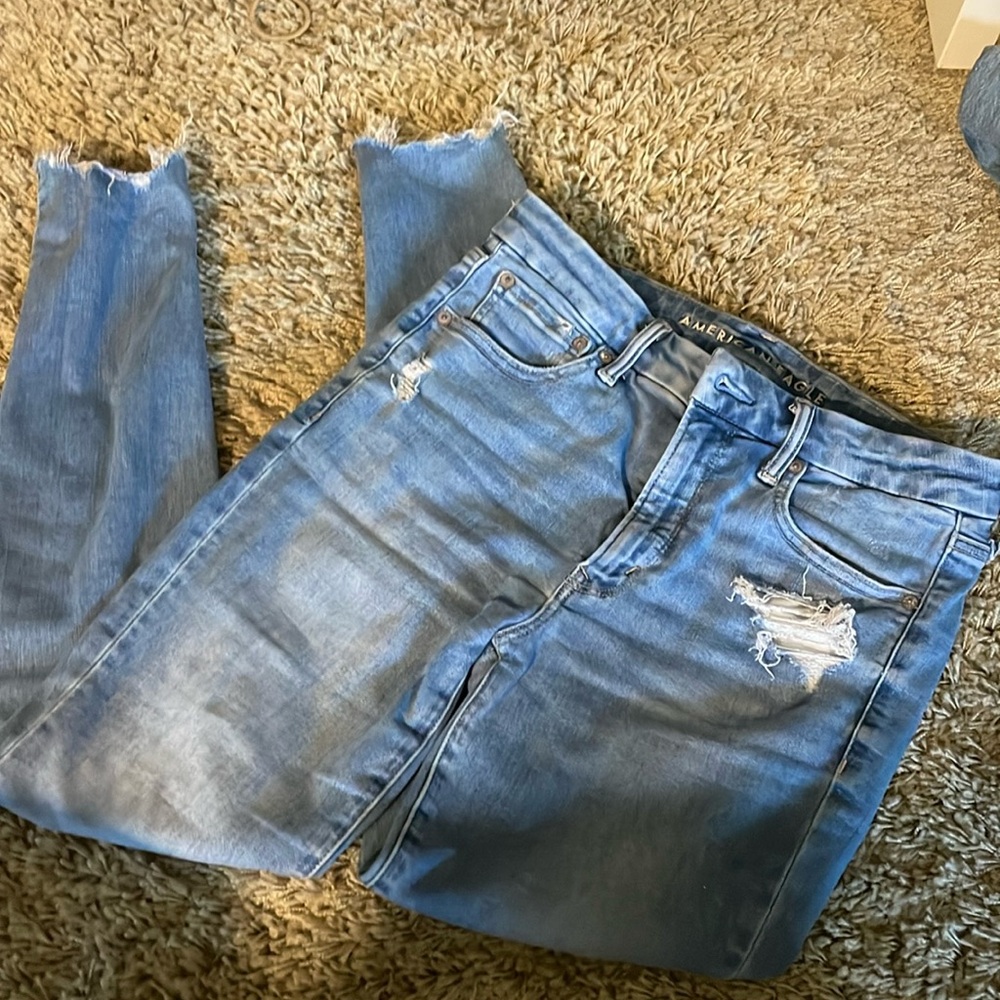 American Eagle jeans size 8 high rise jegging